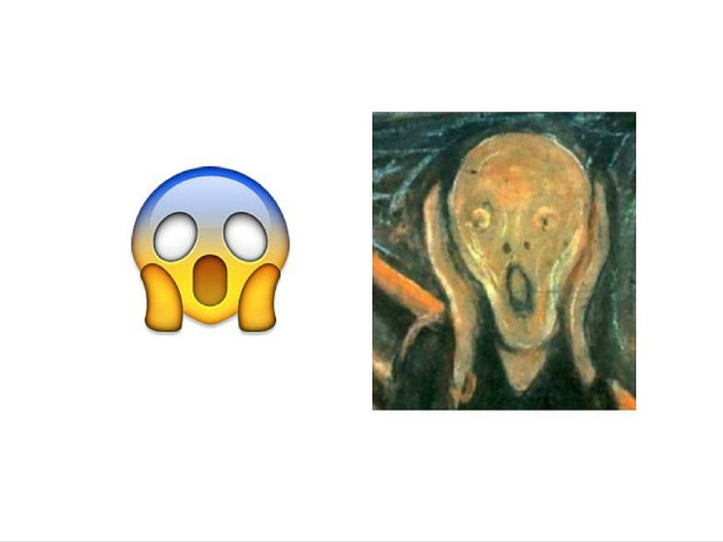 emoji asustado el grito