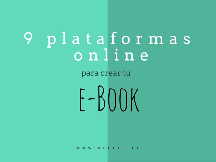 crear ebook online