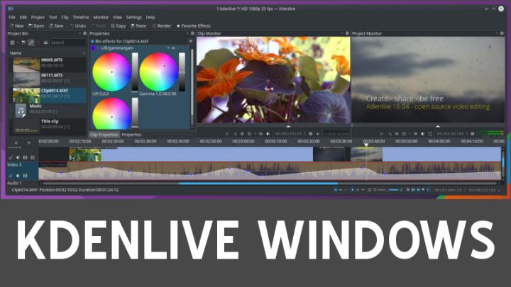 kdenlive para windows