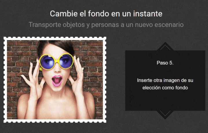 cambiar fondo imagen